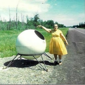 Manitoba Orbit garbage can