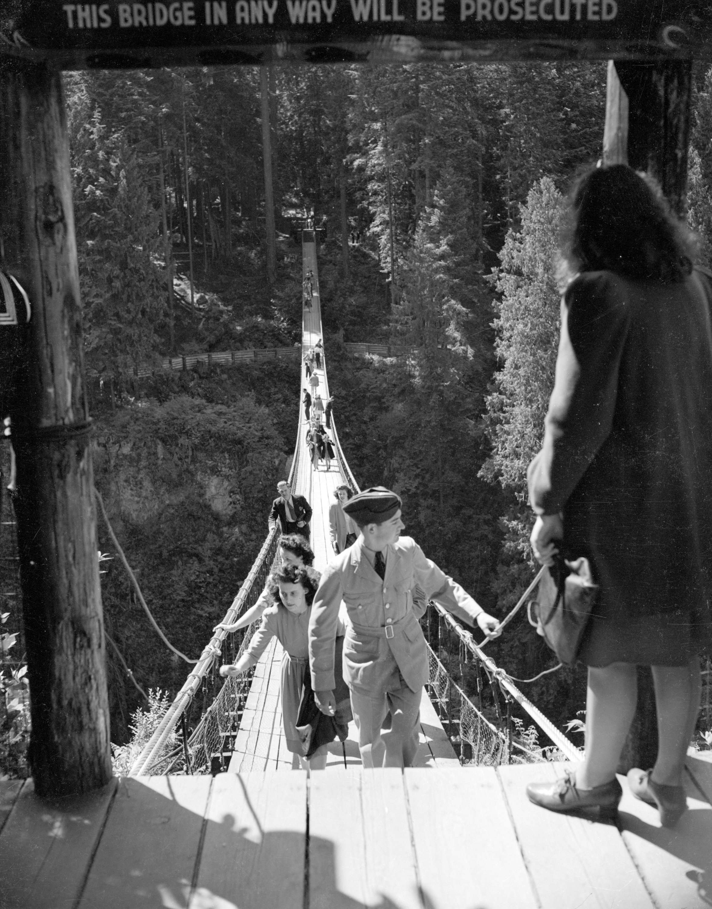 Capilano Canyon in North Vancouver in June, 1944