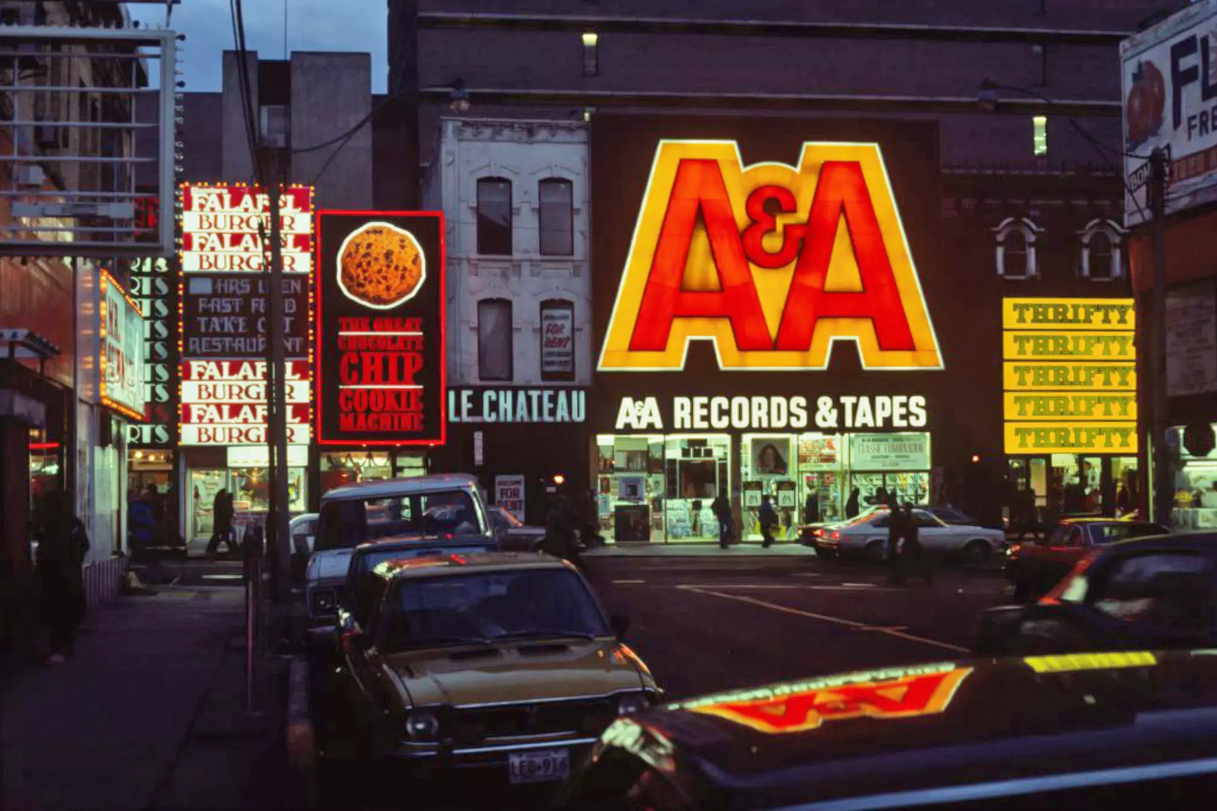 Toronto's Yonge Street in the 1970s